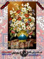 نخ و نقشه گلدان ایستاده بابونه