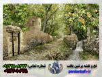نخ و نقشه کوچه باغ برجک