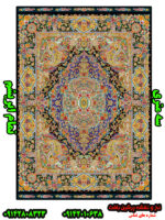 نخ و نقشه قصری تمام ابریشم صادراتی 3 متری