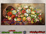 گل و لچک نخ و نقشه تابلوفرش تبریز