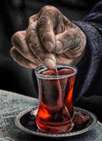 نخ و نقشه چایی تلخ
