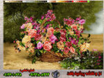 نخ و نقشه گل و گلدان نسیم صبا