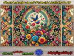 نخ و نقشه گل و بلبل گلستان