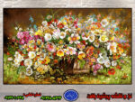نخ و نقشه گل و گلدان سبد شکسته