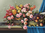 قیمت نخ و نقشه گلدان مفرغ و میوه