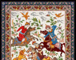 طراحی خاص نخ و نقشه شکارگاه خاص پرابریشم