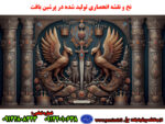 نخ و نقشه سیمرغ اساطیری