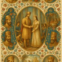 تابلوفرش پادشاهان نخ و نقشه اختصاصی
